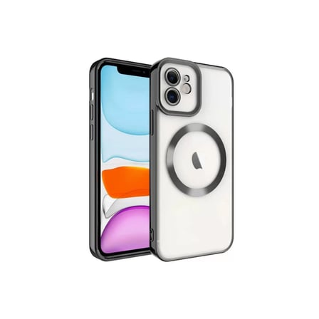 Newface Apple iPhone 11 Kılıf Kross Magneticsafe Kapak - Siyah