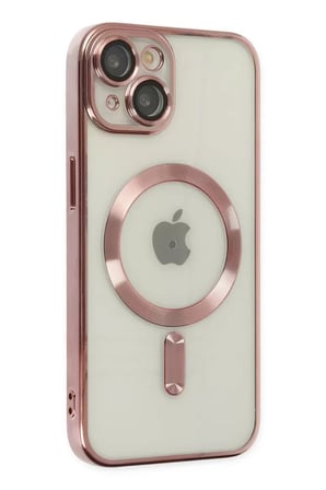 Newface Apple iPhone 14 Kılıf Kross Magneticsafe Kapak - Rose