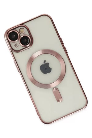 Newface Apple iPhone 14 Kılıf Kross Magneticsafe Kapak - Rose