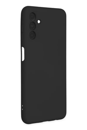 Newface Samsung Galaxy A04S Kılıf Nano içi Kadife Silikon - Siyah