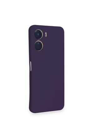 Newface Vivo Y16 Kılıf Nano içi Kadife Silikon - Mor