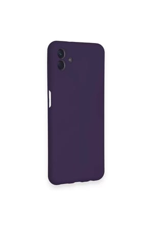 Newface Samsung Galaxy A04 Kılıf Nano içi Kadife Silikon - Mor