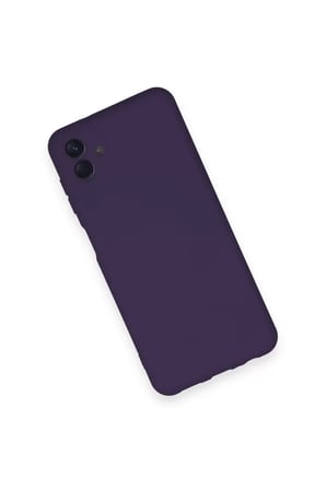 Newface Samsung Galaxy A04 Kılıf Nano içi Kadife Silikon - Mor