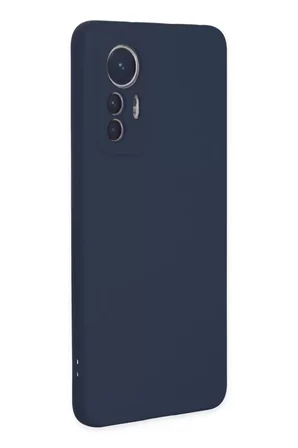 Newface Xiaomi Mi 12 Lite Kılıf Nano içi Kadife Silikon - Lacivert