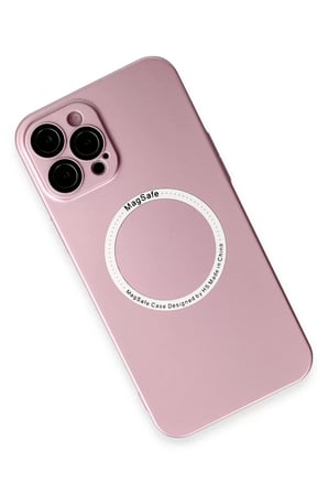 Newface Apple iPhone 12 Pro Kılıf Jack Magneticsafe Lens Silikon - Rose Gold