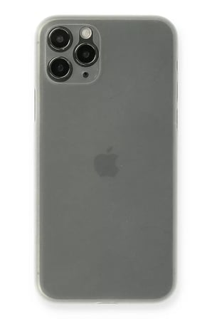 Newface Apple iPhone 11 Pro Kılıf PP Ultra İnce Kapak - Beyaz