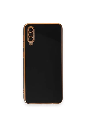 Newface Samsung Galaxy A50 Kılıf Volet Silikon - Siyah