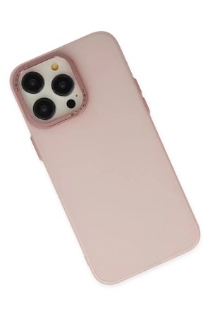 Newface Apple iPhone 13 Pro Max Kılıf Modos Metal Kapak - Pembe