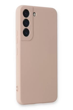 Newface Samsung Galaxy S23 Plus Kılıf Nano içi Kadife Silikon - Pudra