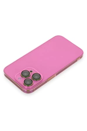 Newface Apple iPhone 13 Pro Max Kılıf Armada Lensli Kapak - Pembe