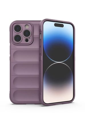 Newface Apple iPhone 14 Pro Kılıf Optimum Silikon - Mor