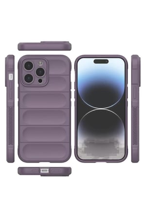 Newface Apple iPhone 14 Pro Kılıf Optimum Silikon - Mor