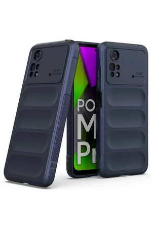 Newface Xiaomi Poco M4 Pro 4G Kılıf Optimum Silikon - Lacivert
