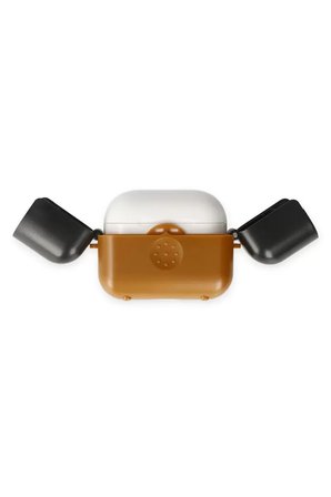 Newface Apple Airpods 3 (3.nesil) Basmalı Kılıf - Kahverengi-Siyah