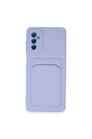 Newface Samsung Galaxy A14 4G Kılıf Kelvin Kartvizitli Silikon - Lila
