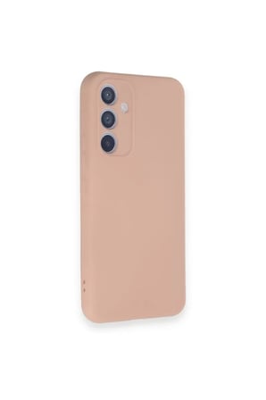 Newface Samsung Galaxy A34 5G Kılıf Nano içi Kadife Silikon - Pudra