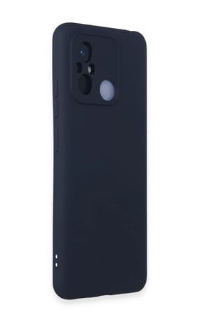 Newface Xiaomi Redmi 12C Kılıf Nano içi Kadife Silikon - Lacivert