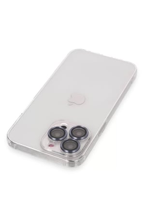 Newface Apple iPhone 13 Pro Kılıf Luko Lens Silikon - Sierra Blue