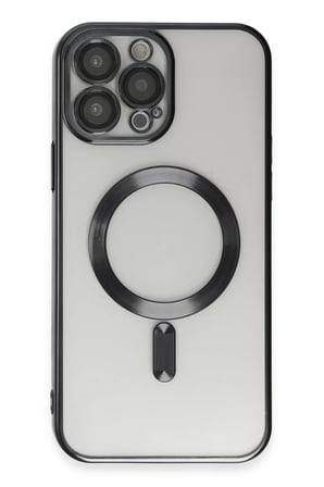 Newface Apple iPhone 15 Pro Max Kılıf Kross Magneticsafe Kapak - Siyah