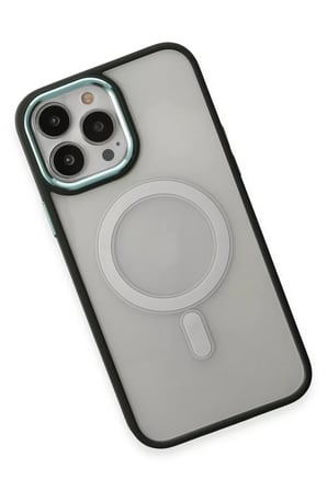 Newface Apple iPhone 15 Pro Kılıf Room Magneticsafe Silikon - Köknar Yeşili
