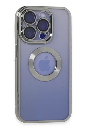 Newface Apple iPhone 15 Pro Kılıf Slot Silikon - Gümüş
