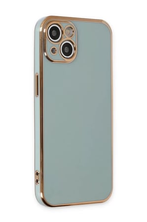 Newface Apple iPhone 15 Kılıf Volet Silikon - Açık Yeşil