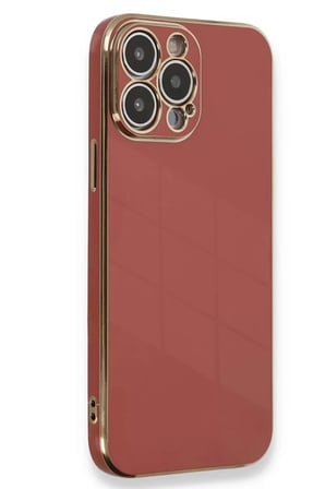 Newface Apple iPhone 15 Pro Kılıf Volet Silikon - Kırmızı