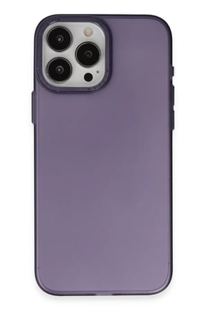 Newface Apple iPhone 15 Pro Kılıf Modos Metal Kapak - Derin Mor