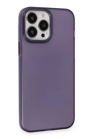 Newface Apple iPhone 15 Pro Kılıf Modos Metal Kapak - Derin Mor