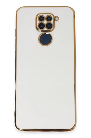 Newface Xiaomi Redmi Note 9 Kılıf Volet Silikon - Beyaz