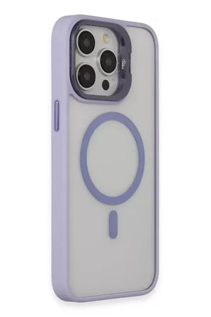 Joko Apple iPhone 15 Pro Max Kılıf Roblox Lens Magsafe Standlı Kapak - Lila