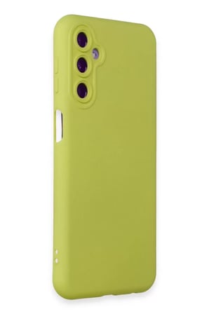 Newface Samsung Galaxy M34 5G Kılıf Nano içi Kadife Silikon - Sarı