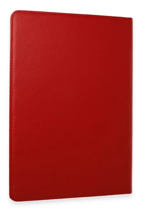 Newface Samsung Galaxy X610 Tab S9 FE Plus 12.4 Kılıf 360 Tablet Deri Kılıf - Kırmızı