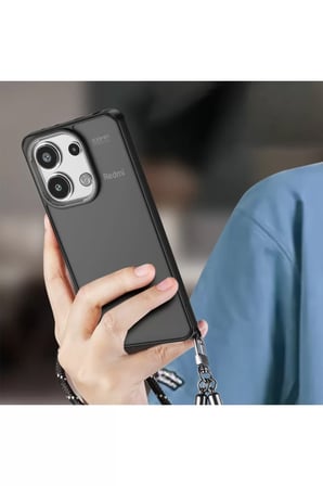 Newface Xiaomi Redmi Note 13 Pro 4G Kılıf Elegant Kapak - Siyah