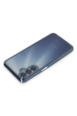 Newface Samsung Galaxy A15 4G Kılıf Razer Lensli Silikon - Açık Mavi