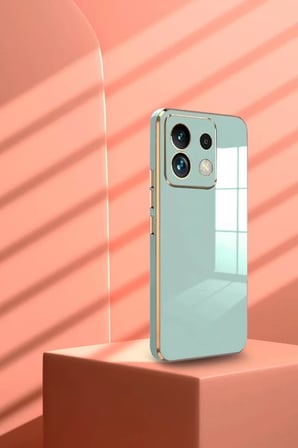 Newface Xiaomi Poco M6 Pro 4G Kılıf Volet Silikon - Mavi