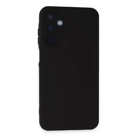 Newface Samsung Galaxy A15 4G Kılıf Nano içi Kadife Silikon - Siyah