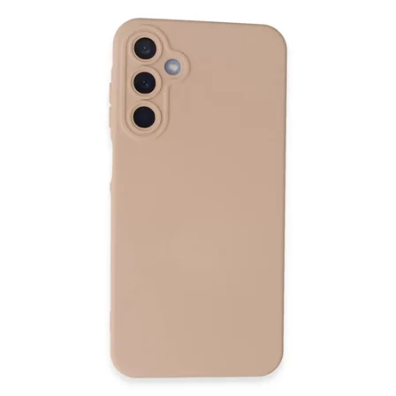 Newface Samsung Galaxy A25 5G Kılıf Nano içi Kadife Silikon - Pudra