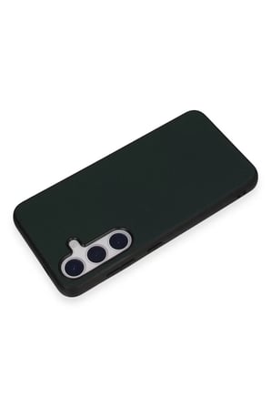 Newface Samsung Galaxy S24 Kılıf Taft Kapak - Koyu Yeşil
