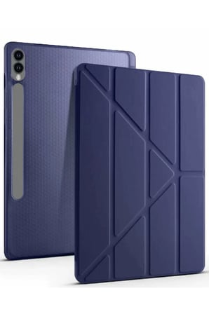 Newface Samsung Galaxy X610 Tab S9 FE Plus 12.4 Kılıf Kalemlikli Mars Tablet Kılıfı - Lacivert