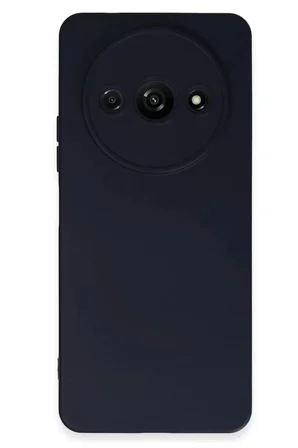Newface Xiaomi Redmi A3 4G Kılıf Nano içi Kadife Silikon - Lacivert