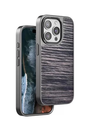 Venco Apple iPhone 14 Pro Max Wave Kapak - Kahverengi