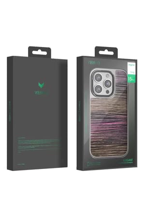 Venco Apple iPhone 15 Pro Wave Kapak - Koyu Kahve