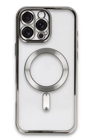 Newface Apple iPhone 16 Pro Kılıf Kross Magneticsafe Kapak - Titan Gri
