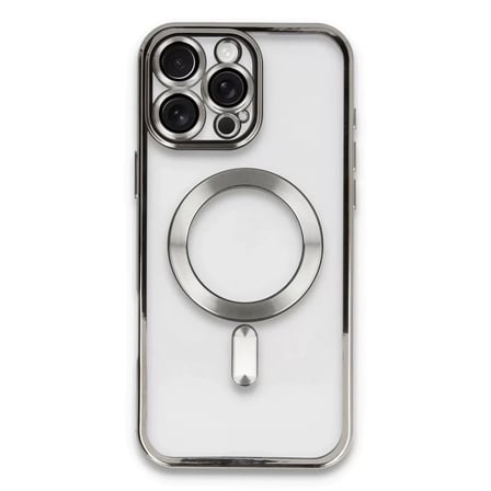 Newface Apple iPhone 16 Pro Kılıf Kross Magneticsafe Kapak - Titan Gri