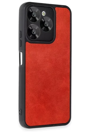 Newface General Mobile Era 50 Kılıf Aras Deri Kapak - Kırmızı