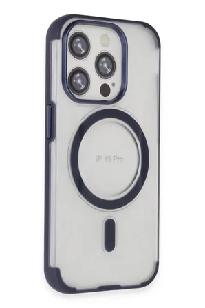 Joko Apple iPhone 15 Pro Hilton Magsafe Kapak - Lacivert