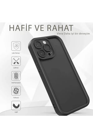 Newface Samsung Galaxy A16 5G Kılıf Viera Silikon - Siyah