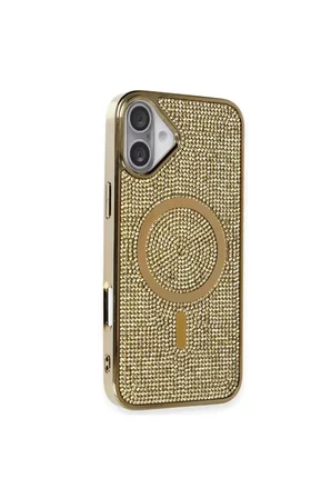 Joko Apple iPhone 16 Plus Kılıf Helen Magsafe Kapak - Gold