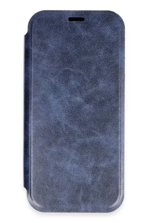 Newface Apple iPhone 16 Pro Kılıf Flip Cover - Lacivert